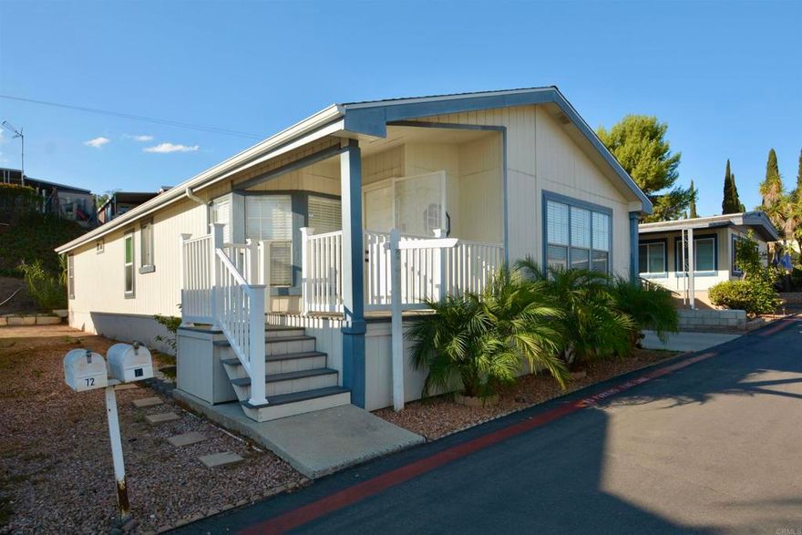 Welcome to your new retreat at 12970 Highway 8 Business, El Cajon, CA! This beautifully maintained mobile/manufactured home ONE OF THE LARGEST offers the perfect blend of comfort and convenience with 1,653 square feet of living space. As you step inside, you are greeted by a spacious and inviting formal dining room, ideal for hosting memorable dinners and gatherings.  The home features two generously-sized bedrooms and two bathrooms, ensuring ample space for relaxation and privacy. The well-appointed layout includes air conditioning to keep you comfortable year-round, making it an idyllic escape from the hustle and bustle of everyday life.  The in-unit laundry, complete with a washer and dryer, adds a touch of convenience to your daily routine, while the included parking ensures you always have a place for your vehicle. Whether you're enjoying a quiet evening at home or entertaining guests, this home provides the perfect backdrop for all your lifestyle needs.  Located in the vibrant community of El Cajon, this property offers easy access to local amenities, dining, and entertainment options. Embrace the opportunity to make this lovely home your own and enjoy the unique charm and warmth it offers. Don’t miss out on this incredible chance to live in a property that perfectly balances functionality and style. Schedule your viewing today!  Includes Large Clubhouse with fully remodeled kitchen, freshly renovated pool and spa, sauna, billards room, library, carwash station, ample guest parking.  24 hour security, free donut Fridays in the clubhouse.