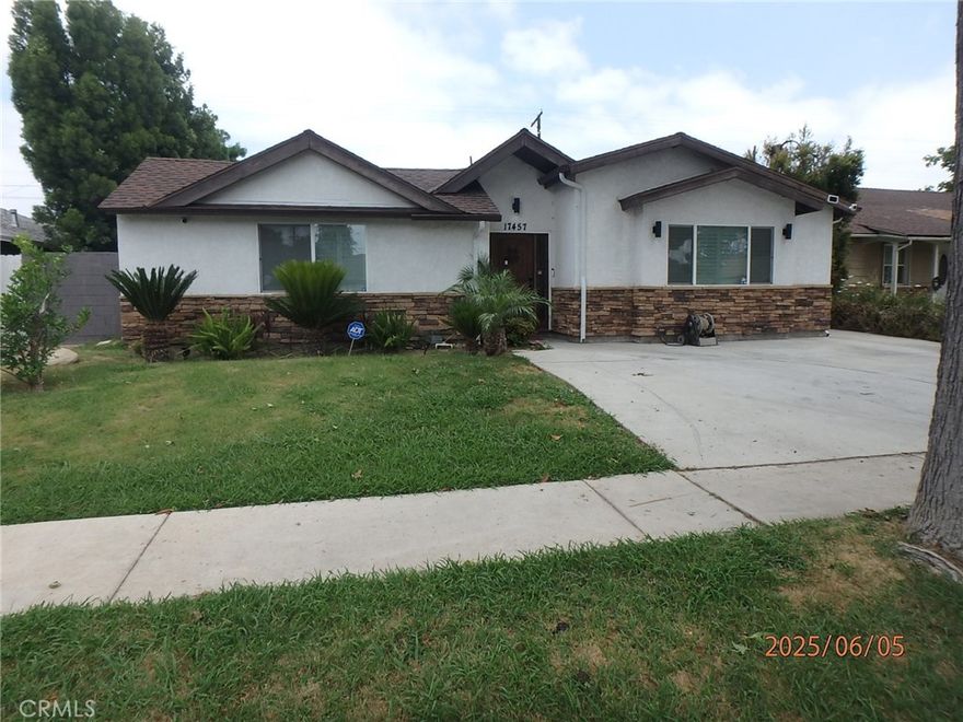 Motivated Seller! Remodeled 4-Bed/3-Bath 1874 sq.ft main house + 600 sq.ft. detached 1+1 ADU on a tree-lined street offers excellent rental potential or owner occupy main house and rent out the remodeled ADU or multi-generational living. Main house: Remodeled 4+3 house includes; Kitchen; remodeled with granite counters, newer cabinets & stainless-steel appliances. Master bedroom with high quality closet sliders, ceiling fan, master bath with tile floors & walls, double-sink vanity, oversized shower with rainfall shower & pebble-stone pan. 2 bedrooms on opposite side of the house with remodeled ¾ bathroom between, including glass shower enclosure with pebble-stone pan. 4th bonus bedroom/office/exercise room with ¾ bath & French doors to backyard and pool. Remodeled ADU includes kitchen with granite counters, stainless-steel appliances, ¾ bathroom with tile shower, glass shower enclosure, new vanity & toilet, also; laundry room and full-sized bedroom. Throughout house is high quality wood-laminate flooring, recessed lights, ceiling fans and plantation shutters. Beat the summer heat with this beautiful pool home!