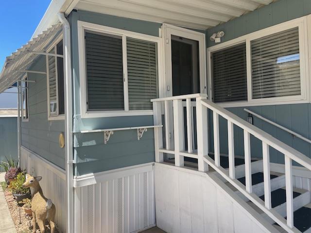 Senior Park 55+ - 2 BR, 1.5 Bath unit that has been totally upgraded. New flooring, dual pane windows, roof under 15 years, leased solar, all appliances included. Two sheds. Park amenities include clubhouse, library, food drop off, dog park and putting green. Lots of storage. Large Sunroom (128 SF / 8' x 16') included in square feet... a great office or extra room. Lots of space.