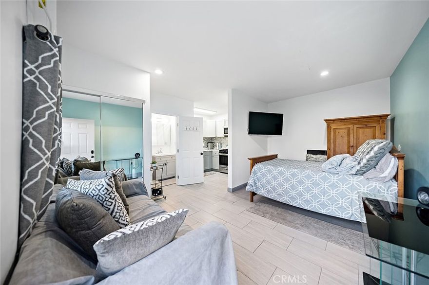 Discover this beautifully maintained studio at 2406 W 76th St, Inglewood—a rare find that’s completely furnished with all utilities included! (Including Wifi  & Streaming TV!) This inviting studio also comes with you very own PRIVATE washer and dryer, a huge convenience that’s hard to find in rentals. This lovely home offers a beautiful kitchen will all appliances included, a spacious & remodeled bathroom, and a large lounge area! This property is only one mile from the Sofi Stadium! It is also perfectly situated near Downtown LA, local beaches, shopping, and dining, you’ll have quick access to the best of Los Angeles living. Everything is set up for you—just bring yourself and step into comfort.
