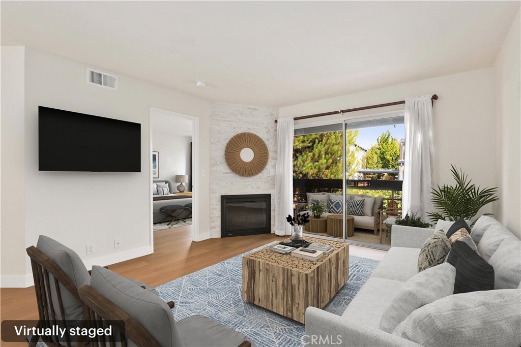 Spacious End-Unit Condo in Prime Walteria Location!
Don’t miss this beautifully appointed, spacious END unit condo featuring only ONE shared wall and no neighbors below! Nestled in the charming Le Parc Estates complex, right in the heart of Walteria, this home is just a stone’s throw from Walteria Elementary School.
Enjoy the peace and privacy of this quiet, secured, gated community with subterranean secured parking. This unit boasts TWO side-by-side parking spaces located at the corner of the building—offering extra door space for easy access, plus room to store a moped or electric bike. Additional personal overhang storage adds to the convenience and possibilities! Don't miss the outdoor elevator at the garage level right to the outside of your unit....super convenient for hauling groceries or heavy purchases or for our friends that prefer not to take the stairs!
Step inside to find an open and bright floor plan with stunning luxury vinyl floors throughout. The open kitchen features gleaming white quartz countertops with a built-in breakfast bar, like-new stainless steel appliances, and a stackable washer and dryer tucked conveniently in the kitchen. The spacious dining and living areas flow seamlessly out to your private balcony—perfect for al fresco dining or barbecuing with family and friends. This is truly a fantastic space for entertaining!
The generously sized bedroom includes a large walk-in closet and an en suite bathroom with quartz countertops and a white tile shower/tub. The bathroom offers dual access: one door connects to the bedroom, and another provides convenient guest access from the living area.
This darling, stunning home checks all the boxes — from award-winning schools and a convenient location near PV and the beaches, to nearby hip eateries and cozy coffee houses.