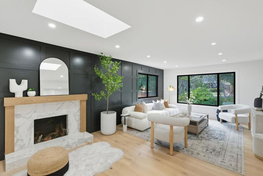 Welcome to this fully renovated 4-bedroom, 3-bath home in the heart of Redwood City. Step inside to a bright and airy living room featuring a cozy wood-burning fireplace, perfect for relaxing or entertaining. The newly remodeled kitchen is equipped with brand-new appliances, ample cabinetry for storage, and sleek granite countertops that add both function and elegance. Updated bathrooms feature a mix of stall showers and shower-over-tubs with double sinks. Step outside to enjoy a spacious and large backyard, perfect for gatherings, gardening, or simply unwinding in your own private outdoor space. Enjoy the best of Redwood City living with easy access to Edgewood Park, Pulgas Water Temple, and Bair Island Ecological Reserve. Spend weekends exploring Filoli Gardens or the lively downtown Redwood City, filled with shopping, dining, and entertainment. Commuters will love the convenient location near Highways 280 and 101, Caltrain, and Stanford University, ensuring seamless travel throughout the Bay Area. Whether you're a first-time buyer, growing family, or investor, this home embodies modern living stylish, comfortable, and perfectly connected to everything the Peninsula has to offer.