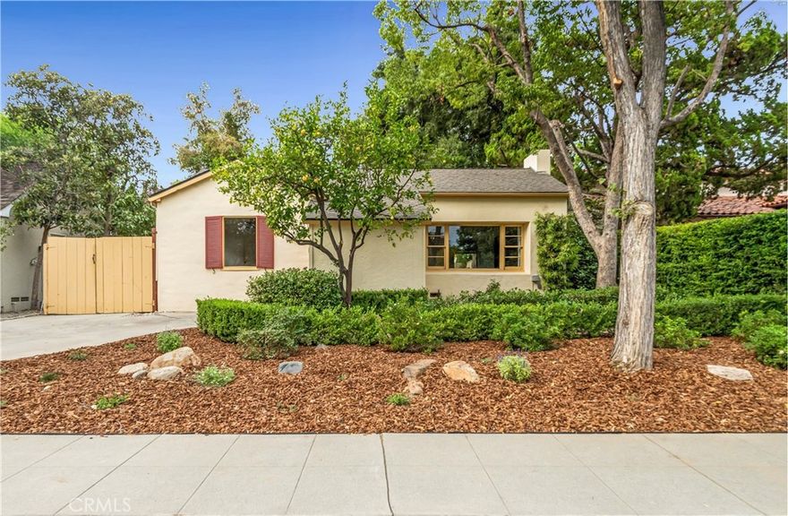 CHARMING OLD CLAREMONT VILLAGE HOME PLUS ADU "2 on lot". Welcome to this charming Claremont residence + Guest House, located on a tree-lined street just moments from the local shops, parks, and top-rated schools. This front main house residence features a bright and inviting floor plan with spacious living areas, a well-appointed kitchen with ample cabinetry, and comfortable bedrooms with generous closet space. The private backyard includes a remodeled guest house and detached two car garage while offering plenty of room for outdoor entertaining, gardening, or relaxation. With its prime location near the Claremont Colleges and local amenities, this property is an excellent opportunity to enjoy the best of Claremont living.