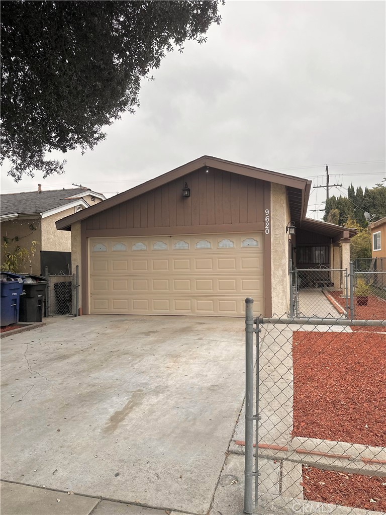 Welcome to this beautiful, move-in ready home in South Gate! Offering a cozy and comfortable living experience. Featuring 3 generously sized bedrooms and 2 full bathrooms. The primary bedroom includes its own full bathroom, a walk-in closet, updated tile flooring, and two glass sliding doors that lead to the backyard. The spacious living room offers direct backyard access—perfect for entertaining guests. Adjacent to the living area is the dining space, which leads seamlessly into the upgraded kitchen. The kitchen is both functional and stylish, featuring newer soft-close cabinets and white garnet countertops that provide a modern, cohesive look. The interior laundry room adds convenience to daily routines. At the front of the home, you’ll find an attached 2-car garage with direct access to the house and a wide driveway for additional parking. Located in a very convenient area of South Gate, this home is within walking distance to Northgate Market, Restaurants, Banks, South Gate Park, South Gate Middle School, and a variety of other Commercial Businesses along Tweedy Blvd.