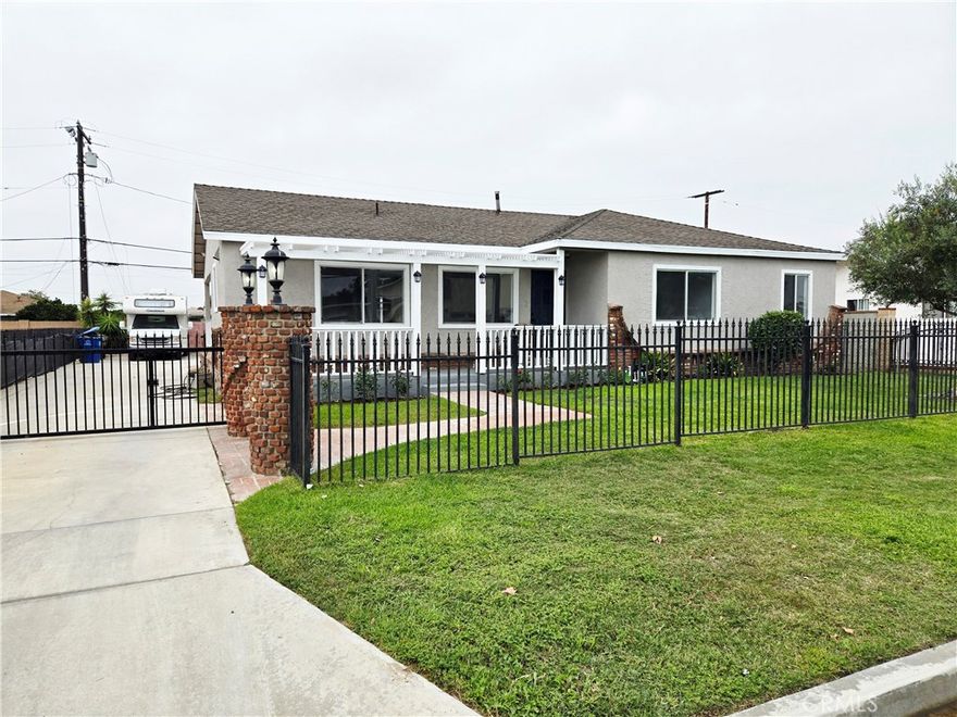 Located in a prime area of Westminster, this beautifully remodeled home is move-in ready and offers outstanding versatility. The property can function as two separate units, featuring a front unit with 3 bedrooms and 2 bathrooms and a rear unit with 2 bedrooms and 1 bathroom, each with its own private entrance—perfect for multi-generational living or additional rental income.



Enjoy modern comfort with central A/C and heating, and elegant chandeliers with ceiling fans in every room. The home is bright and airy, with windows throughout providing abundant natural light. A shared washer and dryer are conveniently located in the mudroom.



The property includes a private gated driveway with remote access, in addition to 2 car garage, a large parking area accommodating up to six vehicles. With excellent potential to add an ADU, this home combines comfort, flexibility, and investment opportunity in one of Westminster’s most desirable neighborhoods.