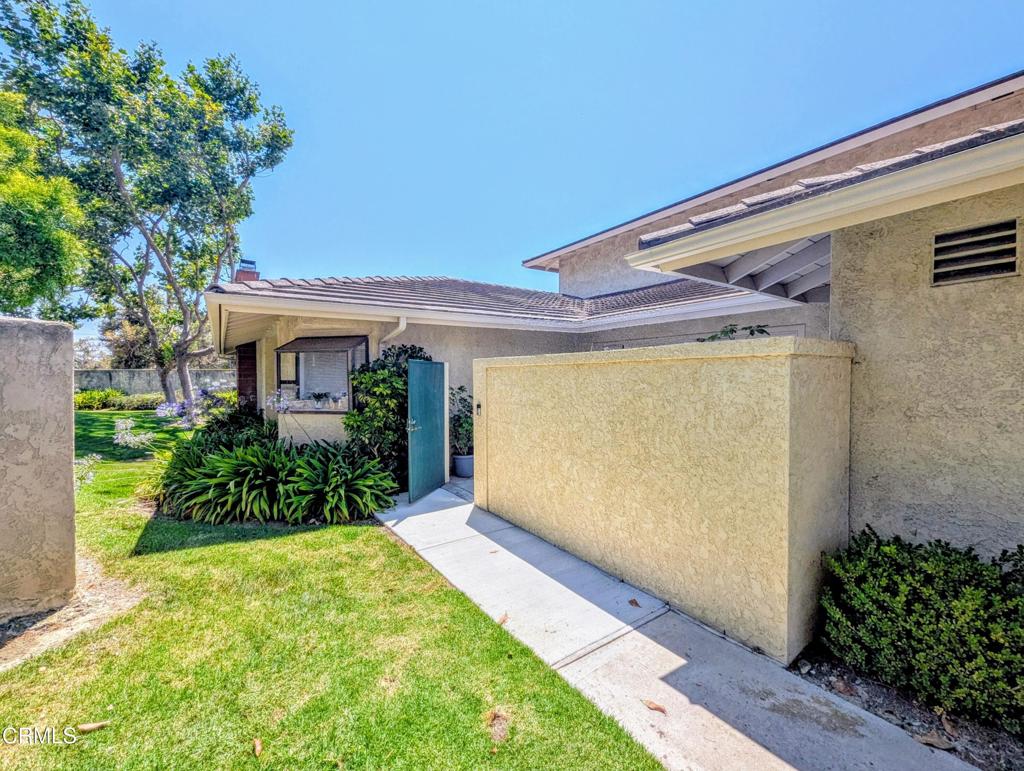 Beautifully Updated La Ventana End-Unit Condo with Oversized Yard and Greenbelt ViewsThis bright and cheerful single-story condo features 2 bedrooms and 2 bathrooms in one of the community's most sought-after floor plans. Situated as a desirable end unit, it offers extra privacy and an expansive outdoor space rarely found in condo living--including an oversized yard, next to a tranquil greenbelt. Plus, it's ideally situated next to 4 guest parking spaces to welcome your visitors.Updated throughout, the home showcases modern finishes, a comfortable layout, and abundant natural light. The attached garage is equipped with 220V charging for an electric vehicle. You'll also appreciate the privacy wall built at the front of the home, enclosing the patio with a security gate. This is a rare opportunity to enjoy spacious, one-level living in a peaceful, park-like setting.