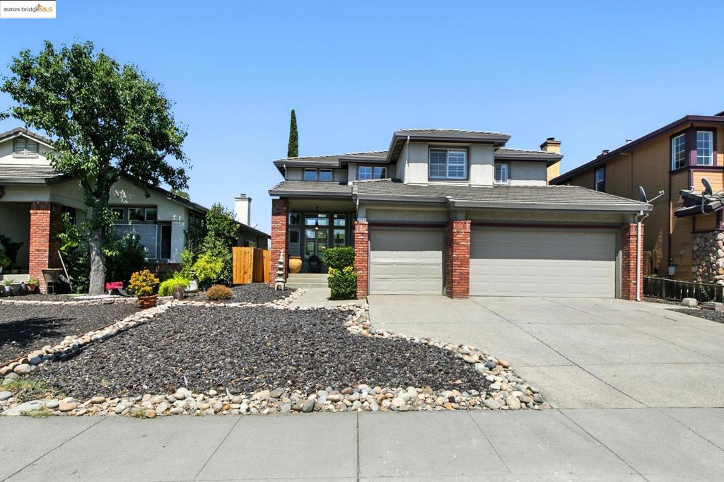 Turn-Key 4 Bedroom/3 Bathroom Beauty with No Front or Rear Neighbors! Located in the heart of Antioch, just a short walk to dining, schools, and the water park, this impeccably maintained home is perfect for a growing family with a full bed and bath downstairs. Owned by only one family since it was built, it’s been thoughtfully updated with brand-new LVP flooring, plush carpet, fresh interior paint, and a newly painted kitchen with updated appliances and modern light fixtures. Plantation shutters grace the windows throughout different parts of the home, while soaring 20-ft ceilings and expansive windows fill the home with natural light. Enjoy cozy bay windows, a charming brick wood-burning fireplace, and a low-maintenance backyard with all-new landscaping — no grass, no hassle, and lower water bills. Truly move-in ready and waiting for its next chapter!