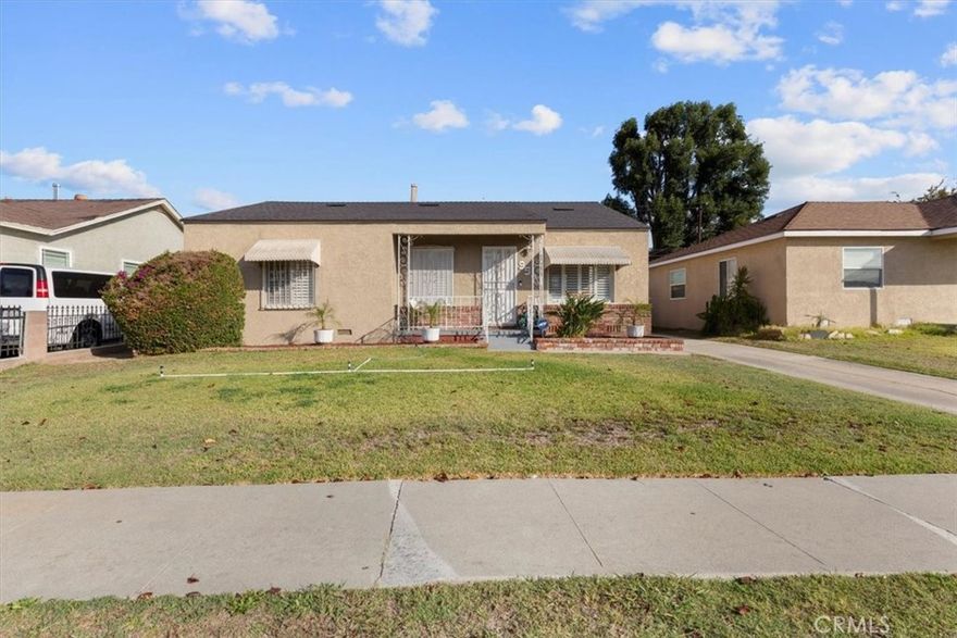 Beautifully Updated Compton Home with Bonus Rooms, ADU Potential & Prime Location!
Welcome to this charming and upgraded 3-bedroom, 1-bath home nestled in one of Compton’s most desirable pockets—close to freeways, schools, restaurants, and shops!
This inviting home features a brand-new roof, reinforced floor slab, and stylish new vinyl flooring in the kitchen and bathroom. The living areas are bright and functional, offering plenty of room for relaxing or entertaining. In addition to the bedrooms on title, the home includes two versatile bonus rooms that can serve as an extra bedroom, home office, or den—perfect for families or those needing flexible space (buyer to verify permit status).
Step outside to enjoy a spacious backyard with fruit trees and plenty of room to garden, entertain, or expand. The detached garage offers excellent ADU potential, and the long driveway provides ample parking for multiple vehicles.
Whether you’re a first-time buyer, investor, or growing household, this property checks all the boxes—location, upgrades, and opportunity!
Don’t miss your chance to own a move-in-ready home with endless possibilities in the heart of Compton!