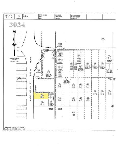 Photo of 0 W 21 Street, Lancaster, CA 93536 (MLS # SR26184185)