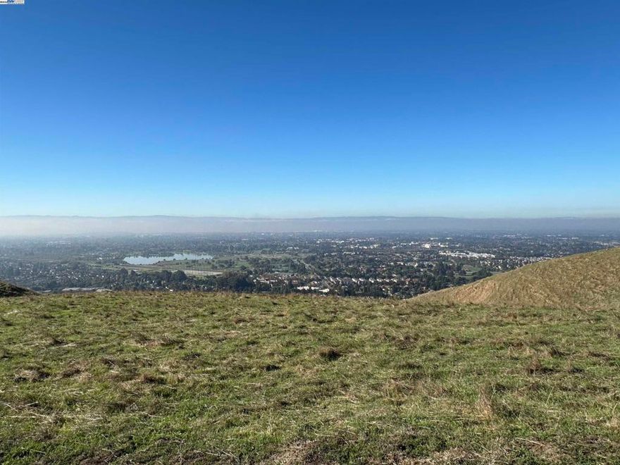 Rare opportunity to purchase outstanding 20 acre parcel along Fremont's foothills with breathtaking panoramic Bay views! This unique rural setting offers excellent privacy and is just minutes from the greater Fremont area. Property is zoned Open Space - Hill (beyond Ridgeline). New residence will require a conditional use permit, new well and new septic system. Electrical service from PG&E is available. Special financing for land purchase and residential construction is available.