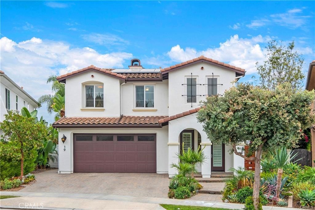 Upgraded! An artistic home, A BBQ with fire pit, above ground SPA, a California room, and owned solar panels. This house is situated on a very private cul-de-sac street, This two-story gem presents 4 bedrooms, 3 bathrooms and an open concept living and dining room. The spectacular open-concept remodeled kitchen is graced with quartz countertops, a center island with bar seating, stainless steel appliances, a beautiful artistic backsplash and dining area with custom French doors. The kitchen flows into the family room that has porthole windows, a concrete tiled fireplace and plantation shutters. A generously-sized upstairs master bedroom with amazing views off the balcony flows into the beautifully upgraded master bath that includes a walk-in closet, dual vanities, soaking tub and remodeled walk-in shower. Further completing the spacious second-story are 3 bedrooms, a large bathroom with dual vanities, an office nook and a laundry room with sink and built-in cabinetry. The backyard is surrounded by lush landscaping and multiple fruit trees , a pergola, and exterior Spanish wall lighting make this backyard the ultimate relaxation spot. Pride of ownership resonates throughout this home!
Also Talega is home to a total of 4 pools, 8 parks, 11 miles of open space trails, award winning Vista del Mar K-8 school, shopping center and the public Fred Couples Talega golf course.
