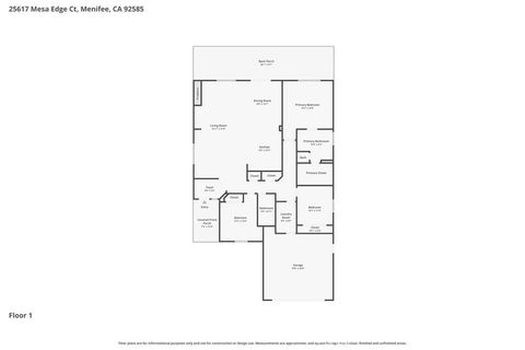 Tiny photo for 25617 Mesa Edge Court, Menifee, CA 92585 (MLS # SW26103899)