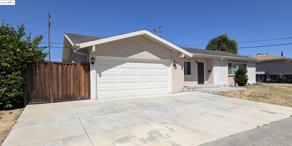 Welcome to this charming single-story home located in the highly desirable West Dublin neighborhood—an ideal opportunity for investors or buyers. This traditional 3bed / 2 bath, 1321 lv sq ft home sits on a spacious 6967 sq ft lot, offers endless potential to personalize and make it truly your own. Whether you're planning a full renovation or just want to add your personal touch, this home is filled with possibilities. Step inside to an inviting open floor plan where the formal living room flows seamlessly into the dining area and kitchen. The kitchen features a clean, functional layout with plenty of cabinet space, ample countertops, and room for upgrades. All bedrooms are generously sized and filled with natural light, offering comfort, privacy, and flexibility for your needs. Low maintenance backyard for year-round enjoyment. Whether you're hosting summer BBQs, watching kids play, or simply unwinding during peaceful evenings. Located in a quiet, established neighborhood, close to top-rated schools, shopping and dining.Ideal for commuters, this location offers quick access to BART, I-580, I-680, and other public transportation options. Outdoor enthusiasts will appreciate nearby hiking and biking trails, and dog parks—all just minutes from your door.