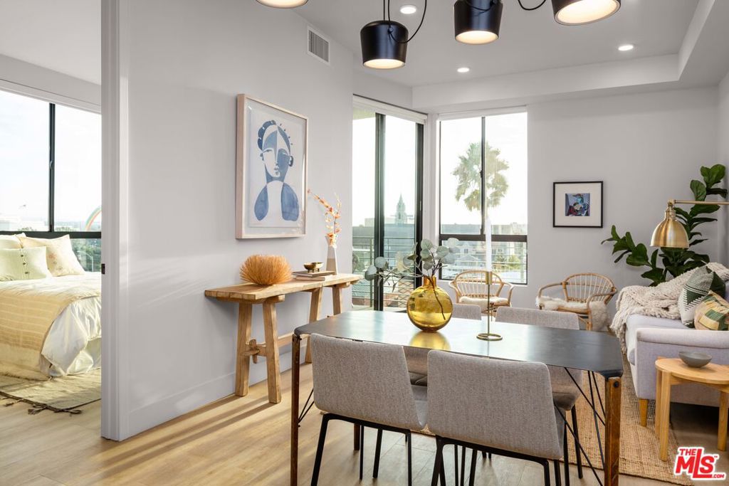 || Coda by Helio ||Welcome to your new home at Coda! Stylishly designed living spaces, thoughtful amenities, and smart home services make for comfortable living. Residence 307 is located on the 3rd floor of Coda, facing South West which provides for some of the best sunsets in LA. The kitchen has stainless steal appliances, built-in storage, and opens into the living room with generous space for an island or dining table. Both bedrooms have built-in closets, and the primary bedroom has an en-suite bathroom. Vaulted 10' ceilings and the dual-access balcony allow for ease of living and natural light to shine throughout. Smart features include: + Nest Thermostat+ Electronic Keyless Entry+ Lutron Lights+ Smart Intercom. Property amenities include: + Rooftop Lounge & BBQ+ Bike Storage+ Amazon Lockers+ Vehicle Charging Stations+ Pet friendly. Tandem Parking is $250/ month, Pet rent is $50/ month, Internet is $84/month. Schedule your virtual or in-person tour today.