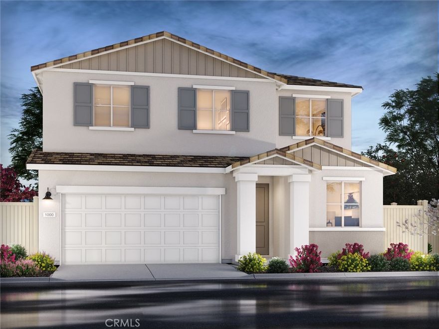 Brand new, energy-efficient home available NOW! An open floorplan that makes entertaining easy in the open kitchen, dining, and great room that flow directly to the large backyard. The primary suite offers plenty of privacy and features a spacious walk-in closet plus a large, versatile loft. Alder at Live Oak is now selling with designer-decorated model homes in Redlands, CA offering a collection of two-story floorplans. These single-family homes boast private, entry-level suites, spacious lofts, walk-in laundry rooms and large backyards. Each energy-efficient home also comes standard with features that go beyond helping you save on utility bills—they allow your whole family to live better and breathe easier too.  Each of our homes is built with innovative, energy-efficient features designed to help you enjoy more savings, better health, real comfort and peace of mind.