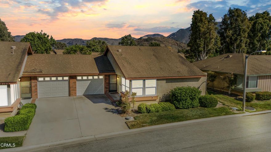 Welcome to this beautiful 2-bedroom, 2-bathroom residence in the prestigious, guard-gated Leisure Village, Camarillo's premier 55+ community where resort-style living meets everyday comfort. Bathed in natural light, this home offers a refined and tranquil atmosphere with stylish recessed lighting, new upgraded windows throughout, and an airy, open layout.The beautifully appointed kitchen features ample cabinetry, upgraded stainless steel appliances, and a dual sink, flowing seamlessly into a sun-drenched breakfast area--perfect for enjoying your morning coffee while taking in the serene surroundings.The expansive primary suite is a private retreat, complete with large windows, a generous en-suite bathroom with a soaking tub, and abundant closet space. The second bedroom is equally spacious and versatile, ideal as a guest room, home office, or creative space, with a beautifully maintained guest bathroom just steps away.A charming covered patio invites you to unwind outdoors, while the attached two-car garage offers both convenience and additional storage.Living in Leisure Village means enjoying a lifestyle of luxury, security, and endless possibilities. Residents have access to world-class amenities including a golf course, resort-style pool and spa, state-of-the-art fitness center, tennis and pickleball courts, bocce ball, garden plots, picnic areas, RV parking, and a vibrant clubhouse filled with clubs, activities, and year-round social events--all secured by 24-hour guarded entry.This exceptional home offers the perfect blend of elegance, functionality, and community living at its finest.