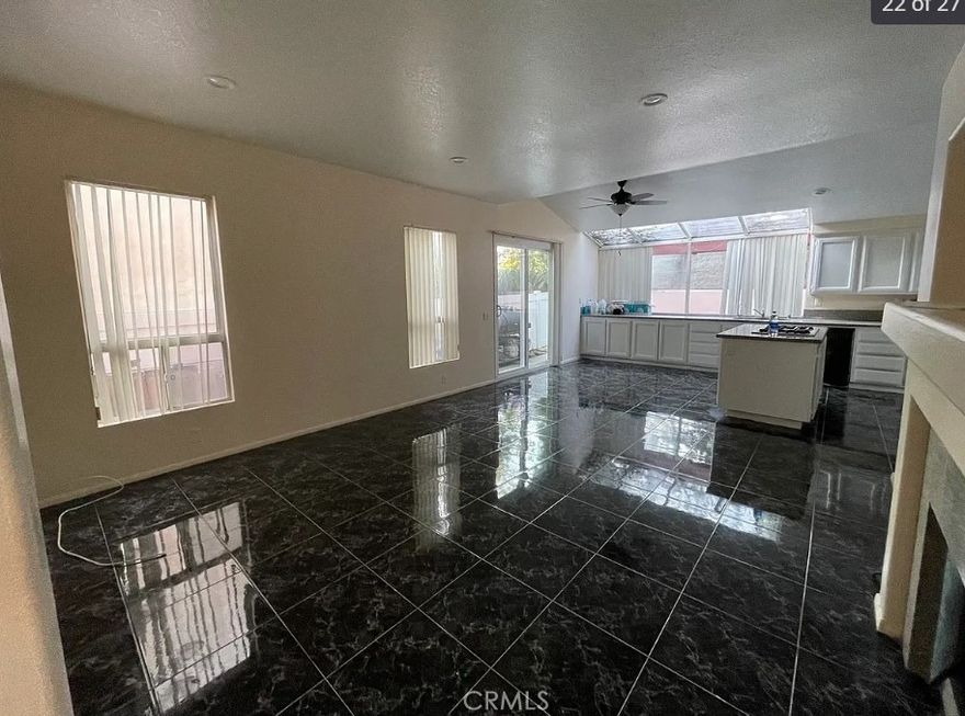 This house is for rent. It is a 4-bedroom, 3-bathroomm, two levels house located in the beautiful house of Chino Hills. It has laminated flooring, and a spacious kitchen. Built in 1989, 2360 sqft living space.
