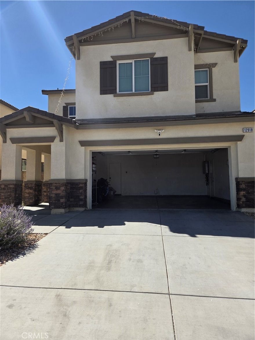 Welcome to this stunning two-story home built in 2023. This beautiful home offers the perfect blend of comfort, style and function.  The home features 3 bedrooms and 2.5 baths, with the 3 large bedrooms upstairs and half a bathroom downstairs for guest and comfortable access. All bedrooms are large in size.  The first floor has access from garage to entry into a is stunning, oversized living room.  Kitchen is welcoming with all the amenities needed with newer energy efficient appliances.  The home is perfect with paid in full solar panels, electric water heater and all the convince of a newer home you need.  Laundry room is upstairs with plenty of room for washer/dryer and storage.  Backyard has not been created yet making it the perfect opportunity for you to create your own design and style you may chose.  WILL NOT LAST AT THIS PRICE!!