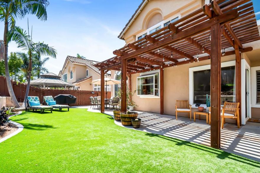 Imagine spending your mornings at the beach, afternoons at the park, and evenings enjoying the best of Oceanside’s local dining. This 4-bedroom, 3-bathroom home sits in the highly sought-after Rancho Del Oro community, known for its beautifully maintained green spaces, several neighborhood playgrounds, and refreshingly low HOA fees.  Step inside to find spacious living areas designed for both relaxation and entertaining, with natural light filling each room. The versatile floorplan gives you plenty of room for family, guests, or a home office retreat.  Outside, adventure is always close by. Guajome Regional Park is only a few blocks away for hiking, biking, and picnics. A quick 10 minute drive takes you to Oceanside’s sandy beaches, the historic pier, and family-friendly fun at the harbor. Be surrounded by the laid-back charm that makes Oceanside one of San Diego’s best-kept secrets.  790 Mosaic Circle isn’t just a house; it’s a lifestyle.