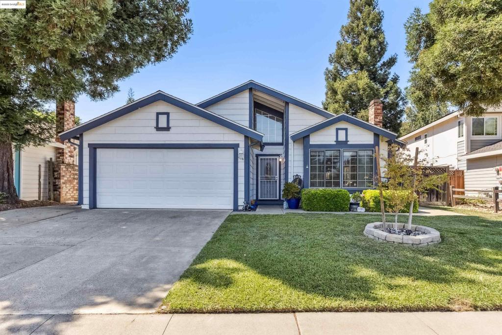 This meticulously maintained 4-bedroom, 2-bathroom single-level residence combines comfort, style, and functionality. Pride of ownership is evident throughout, ensuring true move-in readiness. Vaulted ceilings create a bright, open atmosphere, while a welcoming fireplace anchors the living area, ideal for both everyday enjoyment and entertaining. The thoughtfully designed kitchen features granite countertops, a breakfast bar, gas range, and built-in microwave oven. Gorgeous laminate and LVP flooring add warmth and durability, and ceiling fans in each bedroom provide year-round comfort. Solar panels on the roof offer energy efficiency and will easily transfer to the next homeowner. Additional amenities include a spacious 2-car attached garage and a backyard enhanced with three dwarf fruit trees—lemon, blood orange, and apricot—alongside space for relaxing or gardening. Nestled in a quiet, friendly neighborhood, the home is just minutes from Vacaville’s famous outlet stores, with excellent freeway access for commuting and daily errands. With its meticulous care, functional design, and modern updates, this property is a rare opportunity to move right in and enjoy.