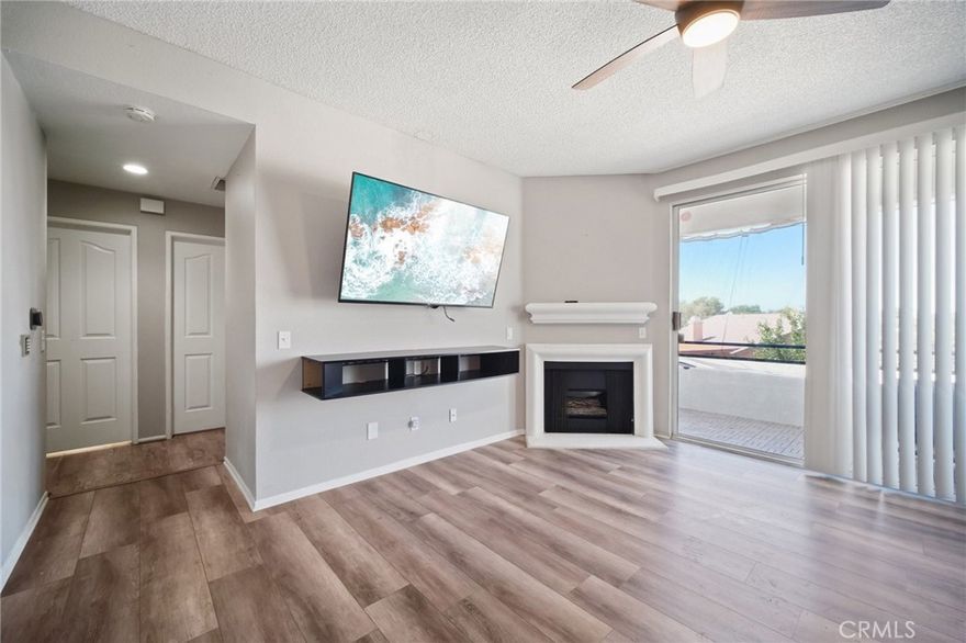 Desirable 2-Bedroom Corner Condo with Views Furniture and TVs included
Located in a quiet area at the back of a gated complex, this bright second-floor corner unit offers both privacy and scenic views. The home features two generously sized bedrooms and two full bathrooms, a comfortable living room with a cozy fireplace, a dining area, and an in-unit laundry area. Enjoy outdoor living on the large private balcony, which also has a detached 2-car garage equipped with an automatic door.
The kitchen comes complete with a gas stove, oven, microwave and refrigerator. Community amenities include a sparkling pool, playground, tennis courts, fitness center, and open grassy areas perfect for pets. Conveniently located near Antelope Valley College, shopping centers, and freeway access.