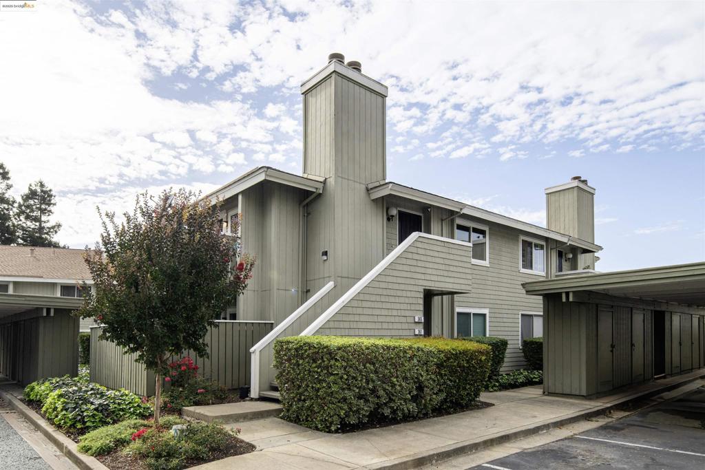 Don’t miss this beautifully remodeled 3-bedroom, 2-bathroom home in the coveted Floresta Garden community! This top floor unit is quiet, spacious, and centrally located. Upon entering you will be greeted by new flooring that spans from the kitchen and dining room to the living room. Boasting new stainless steel appliances, lighting, and fixtures, this home is ready for a new owner to make their memories here. For the cooking enthusiasts, the kitchen is equipped with large stone counters, a deep sink, new appliances, and features a pantry that adds an abundance of storage. The living room features a beautifully tiled fireplace and sliding glass doors that lead to a private balcony. This home has in-unit laundry, additional storage adjacent to the covered parking spot, ample guest parking, and a community pool for your enjoyment.