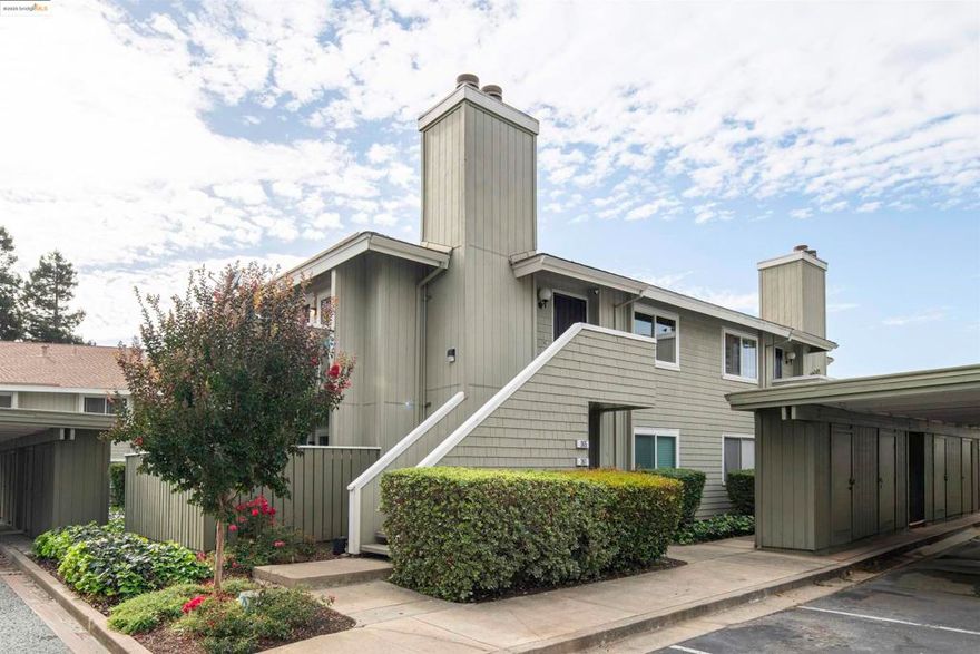 Don’t miss this beautifully remodeled 3-bedroom, 2-bathroom home in the coveted Floresta Garden community! This top floor unit is quiet, spacious, and centrally located. Upon entering you will be greeted by new flooring that spans from the kitchen and dining room to the living room. Boasting new stainless steel appliances, lighting, and fixtures, this home is ready for a new owner to make their memories here. For the cooking enthusiasts, the kitchen is equipped with large stone counters, a deep sink, new appliances, and features a pantry that adds an abundance of storage. The living room features a beautifully tiled fireplace and sliding glass doors that lead to a private balcony. This home has in-unit laundry, additional storage adjacent to the covered parking spot, ample guest parking, and a community pool for your enjoyment.
