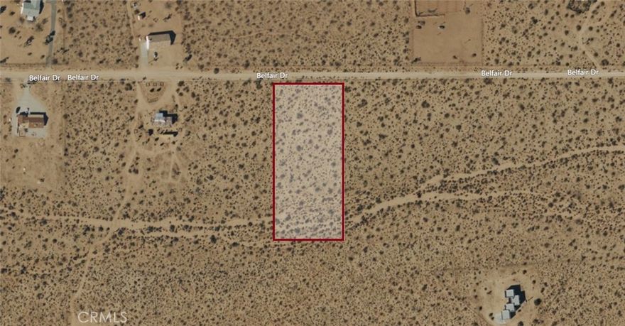 Opportunity awaits on Belfair Drive in the heart of Joshua Tree’s wide-open desert. This expansive parcel offers stunning mountain horizons, endless skies, and the quiet beauty that makes Joshua Tree so captivating. With ample space to design your dream home, vacation retreat, or future investment, this land provides both freedom and possibility. Located just a short drive from Joshua Tree Village and the National Park entrance, you’ll enjoy privacy without being far from dining, shops, and outdoor adventure. A rare chance to shape your own vision in one of California’s most inspiring desert communities. Address is for MLS input purposes only. County has not assigned an official situs address. Parcel is identified by APN and GPS coordinates. Buyer to verify location, zoning, and utilities.