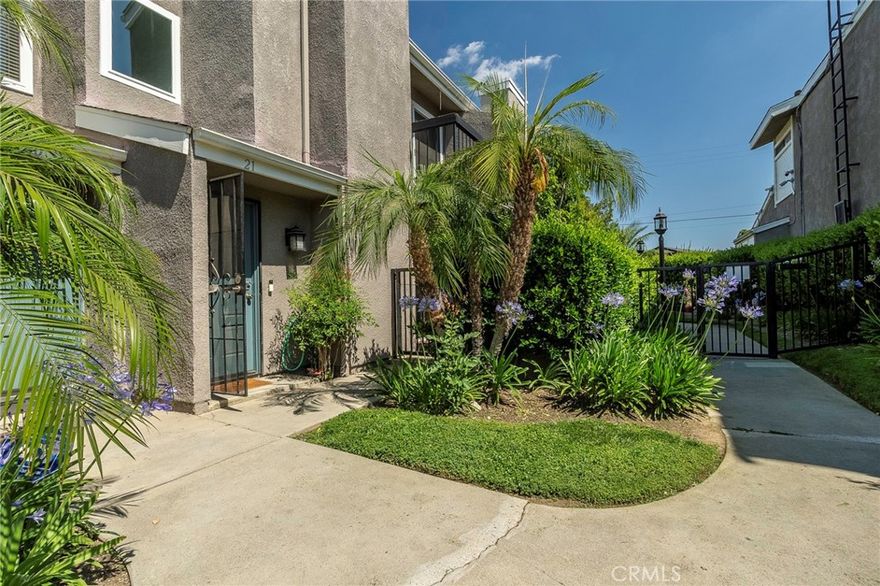 !Welcome to this beautifully updated 3-bedroom, 2.5-bathroom townhouse in the desirable Woodland Vista community, ideally located near the pool and spa.Enjoy a spacious and airy living room with two inviting outdoor areas—a cozy front patio and a sun-filled interior atrium that brings in abundant natural light. The updated kitchen features stainless steel appliances and a modern layout perfect for both everyday living and entertaining.

Upstairs, the primary suite is a true retreat with vaulted ceilings, a ceiling fan, and a private balcony overlooking the pool and spa. The primary bathroom has just been completely remodeled, and the walk-in closet features a brand-new sliding barn door, adding a fresh and stylish touch.

Additional highlights include a two-car attached garage with direct access to the kitchen, modern finishes throughout, and a smart floor plan that blends comfort and function.Located within the highly sought-after Welby Way Elementary, Hale Middle School, and El Camino High School boundaries, this home offers the perfect combination of lifestyle and location.Don’t miss this move-in ready gem in a peaceful, well-maintained community!