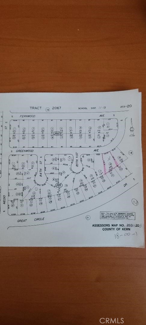 A great lot surrounded by homes and shops