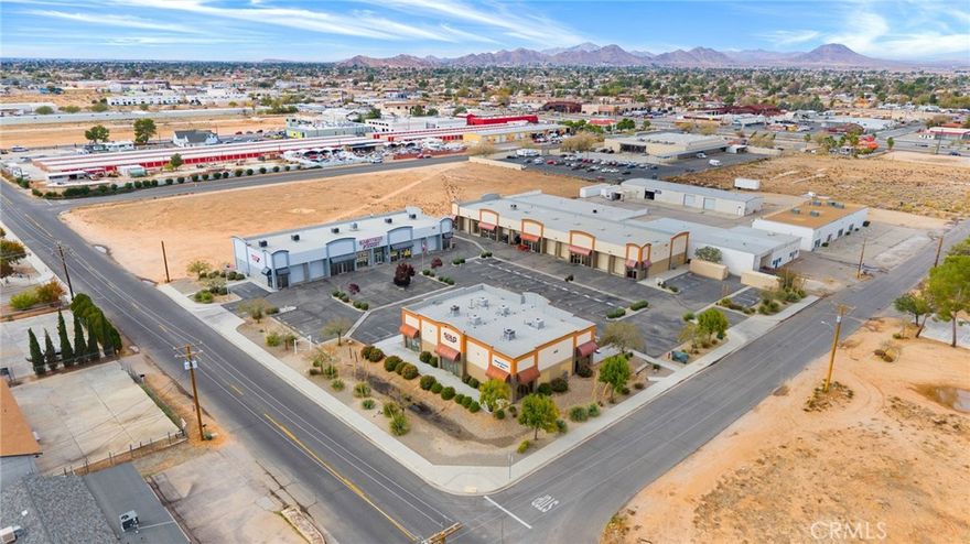 For Lease – 13558 Nomwaket Rd, Units 1–4
Apple Valley, CA

Prime industrial-flex units now available for lease in one of Apple Valley’s most active commercial centers—home to US Patriot Armory and SOLO Coffee Company. Building C offers four rentable suites, each approximately 1,450 sq. ft., with the option to lease individually or combine for a total of 5,800 sq. ft.

These versatile units feature a mix of office space and large open industrial areas, making them ideal for automotive/mechanics, vehicle wraps, detailers, storage, small manufacturing, e-commerce operations, or any business that needs clean, functional space. Each suite includes roll-up doors, excellent access, and flexible layouts to accommodate a wide range of uses.

The complex is solidly built, well-maintained, and positioned in a convenient Apple Valley location with strong visibility and easy access to Highway 18, Bear Valley Rd, and surrounding High Desert communities. This is a great value opportunity for businesses needing quality industrial space with professional neighbors and a welcoming commercial environment.

Highlights:
 • Four units available (±1,450 sq. ft. each)
 • Combine up to ±5,800 sq. ft. total
 • Roll-up doors + open industrial layouts
 • Office areas in each suite
 • Ideal for auto, wrap shops, detailers, trades, storage, and more
 • Located in a popular center with established neighboring businesses
 • Clean, solid construction with great accessibility