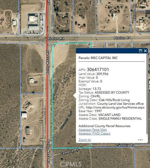 101 Phelan Road Phelan CA 92344