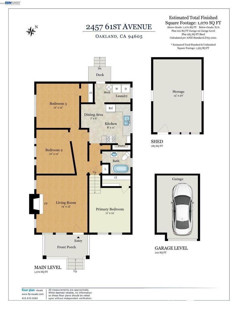 2457 61St Ave Ave, Oakland CA 94605