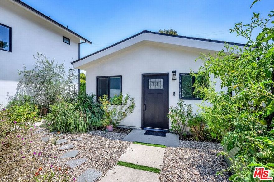 Modern 2-Bedroom 1-Bathroom ADU in Prime Sherman Oaks nestled behind a modern French farmhouse.