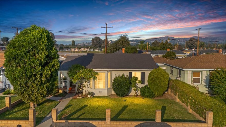 Timeless Charm Meets Modern Living in the Heart of Whittier
Welcome to this beautifully maintained 2-bedroom, 1-bathroom gem located in one of Whittier’s most sought-after neighborhoods. Blending original character with stylish updates, this home offers comfort, functionality, and versatility.
Step inside to find gorgeous original hardwood floors flowing through the spacious living and dining areas. The formal dining room leads into an updated galley-style kitchen featuring sleek countertops, custom floating shelves, and ample cabinetry—perfect for everyday cooking or weekend entertaining.
Both bedrooms are bright and generously sized. The renovated bathroom feels like a personal retreat with a walk-in shower, double vanity, and beautiful custom tilework—spacious, stylish, and highly functional.
Step outside to a private backyard oasis, complete with a blend of brick and grass landscaping, covered patio with ceiling lights, and plenty of shade—ideal for hosting, lounging, or al fresco dining.
Additional highlights include a detached 2-car garage, currently converted into a fully equipped studio-style ADU. With its own kitchen, bathroom, and private entrance, it’s perfect for guests, rental income, or multi-generational living. The rear of the property includes assigned parking with alley access and a rolling gate for added privacy, while ample street parking makes it easy to host family and friends.
This home checks all the boxes—charm, updates, indoor/outdoor living, and income potential. Conveniently located near parks, shopping, great schools, and freeway access! 
Don’t miss your chance to own this exceptional property—schedule your private showing today!