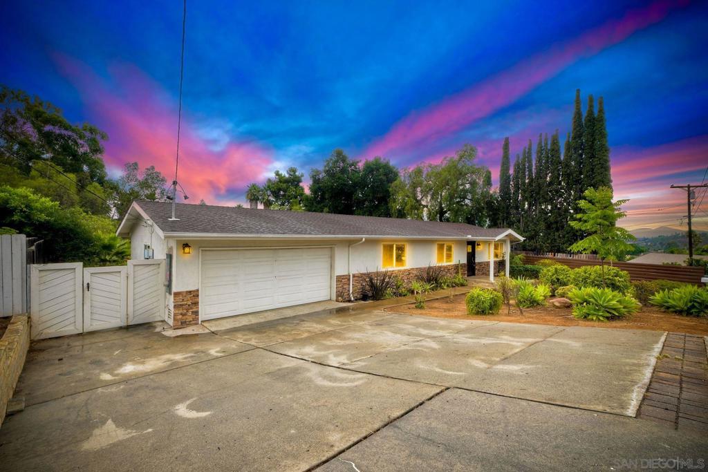Welcome to your new home! Beautiful and inviting 3 bedroom, 2 bathroom home sits on a generous half acre lot offering both comfort and endless potential to make this your forever home. Thoughtfully maintained and move-in ready, home features a warm and welcoming atmosphere throughout. Enjoy the benefits of owned solar panels, keeping your energy costs low and sustainable. RV/Mobile Home hook up installed, Expansive cement/slab side yard driveway leading towards the backyard for multiple use purposes. The expansive lot provides plenty of room for gardening, outdoor entertaining, or even building out your dream additions- whether that means a pool, guest house, or expanded living space. Located in a desirable neighborhood, this property combines peaceful living with convenient access to schools, shopping and dining. This home is truly a rare find and the ample size of leveled generous lot is your open canvas to design your dream home.