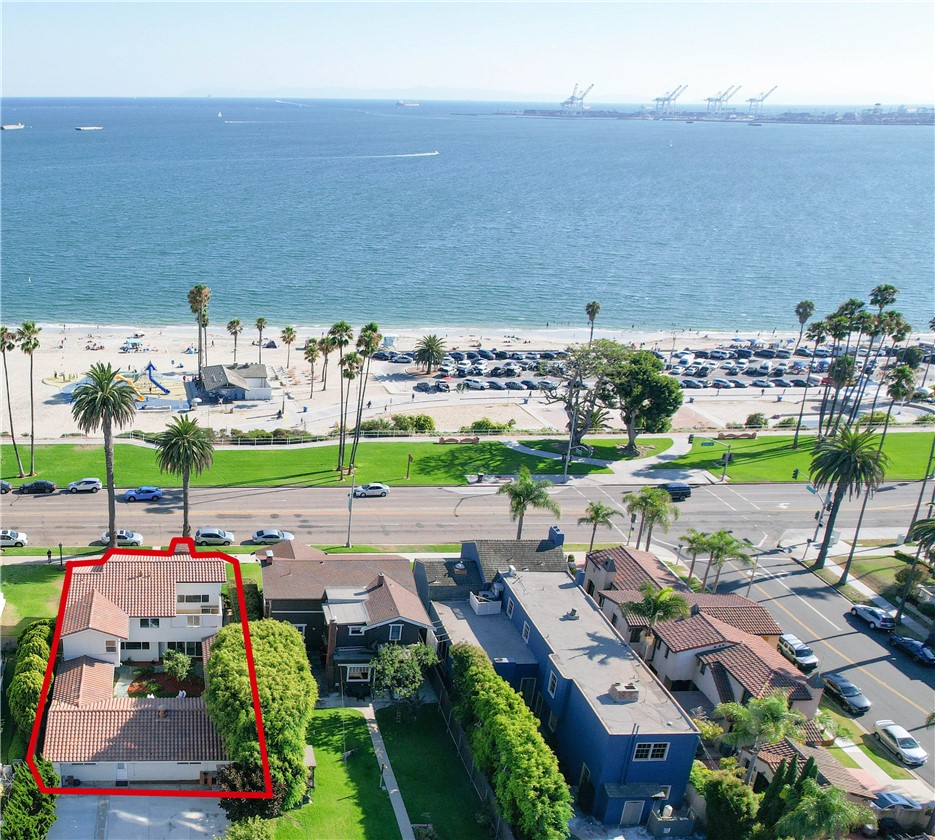 Step into this timeless, mid-century modern home at 2525 E. Ocean Boulevard with breathtaking views of the Pacific Ocean, located in one of the most desirable neighborhoods on the West Coast. Recently remodeled to bring to life the true essence of the home, this 4100 living square foot home features 4 bedrooms, including 2 master bedrooms, each with inviting elegance and views of the coast. Entertain family and friends in the private courtyard and an over 1000 sq. feet entertainment room. The home also includes a 2-car garage, and plenty of space to park additional vehicles outside. Located on .25 acres of beachfront property, 2525 E. Ocean Blvd enjoys all the entertainment and shopping of Belmont Shores, and 2nd Street.