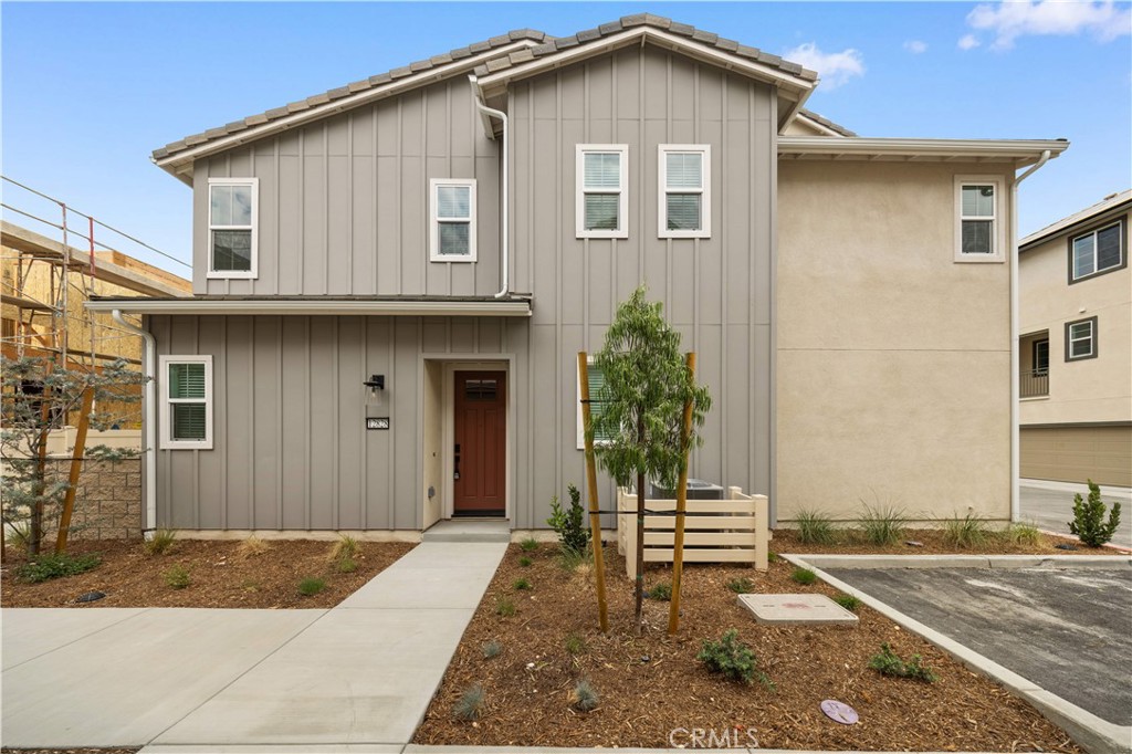 This brand-new townhome in Eastvale Square is conveniently located next to shopping and schools. The garage, kitchen and living room are on the first floor. There are three bedrooms and laundry on the middle floor, and another bedroom and large bonus room on the upper level. Refrigerator and Washer/Dryer are included. Be the first to enjoy this new home!