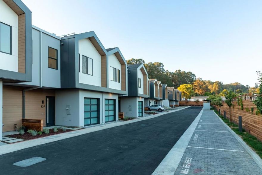 Welcome to the Dwellings of Soquel. Featuring 15 brand new townhomes currently under construction. "The Cowell" model offers 3 bedrooms and 2.5 bathrooms, including a spacious primary suite in 1424 SF. The open ground floor showcases the kitchen and living room, with double doors leading to a private outdoor living space. These homes feature energy-efficient touches and high-performance finishes, such as engineered wood flooring and high-performance windows, and are solar ready, ensuring a healthy and sustainable living environment. Embrace a harmonious balance of comfort, functionality, and sustainability at The Dwellings. Key Features: Generous primary suite, Open ground floor with kitchen and living room, Private outdoor living space, Energy-efficient touches and high-performance finishes, Designed for a healthy and sustainable lifestyle.