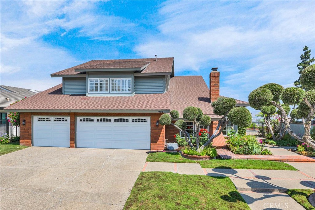 Welcome to 760 S. Thrasher Way, an Immaculate Home Nestled on a Highly Sought-After Cul-de-Sac in the Hills of Anaheim. This Charming Former Model Home Has Been Recently Updated, Showcasing Five Bedrooms, Three Bathrooms (One Bedroom and Bathroom Located on the Main Floor), New Interior Paint, New LVP Floors, New Carpet, Dual-Pane Windows, Gated Entrance, & Breathtaking Views of the Mountains, City Lights, and Downtown LA! The Formal Living Room Enjoys a Soaring Ceiling, Cozy Fireplace, Additional Lounge Area, and Front Yard Views. The Formal Dining Room Includes Plantation Shutters and Sits Adjacent to the Kitchen. The Light & Bright Kitchen Enjoys Granite Counters and Backsplash, Island with Seating, Backyard Views, Breakfast Nook with Large Picture Windows, and Opens to the Family Room. The Spacious Family Room Enjoys a Cozy Fireplace, Built-Ins, Desk Nook, and Backyard Access. The Expansive Primary Suite Showcases a Vaulted Ceiling, Unobstructed Views, Additional Seating Area, Walk-In Closet with Built-In Organizers, Walk-In Shower, Oversized Soaking Tub, Sauna, and Private Balcony with Views of LA and the Mountains. The Upstairs Walk-In Linen Closet Includes Ample Storage Space Plus a Laundry Shoot to the Indoor Laundry Room with Built-In Cabinets, Sink, and Direct Access to the Three Car Garage. The Backyard is Complete with a Large Wraparound Patio, Pergola, Fountain, and Unobstructed Views. Short Walk to Walnut Canyon Reservoir and Short Drive to Anaheim Hills Golf Club, Weird Canyon Trailhead, and Four Regional Parks. Minutes from Multiple Shopping, Dining, and Restaurant Plazas. First Time on the Market Since the Property was Built, 760 S. Thrasher Way is a Must See!