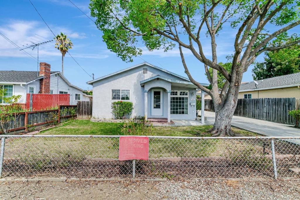Welcome to this delightful single-story residence nestled in a sought-after Alum Rock neighborhood of San Jose. Offering the perfect blend of comfort, convenience, and low-maintenance living, this home is ideal for families, first-time buyers, or savvy investors. Step inside to a bright and inviting living space, where a floor plan seamlessly connects the living room, dining area, and kitchen. Large windows bathe the interior in natural light, creating a warm and welcoming atmosphere throughout. The well-appointed kitchen features ample cabinetry and generous counter space, making meal preparation both efficient and enjoyable. This home offers 3 spacious bedrooms and 1 1/2 full bathrooms, each thoughtfully designed for comfort and relaxation. The house as a addition with fireplace with over 386 sqft. Permit is unknown for that addition. Situated on a large lot, the property provides plenty of parking spaceperfect for multiple vehicles or potential future expansion. The expansive patio area is ideal for outdoor entertaining, family gatherings, or simply enjoying the California sunshine. Conveniently located near major freeways 280, 680, and 101, this home offers easy access to shopping, dining, schools, and everything San Jose.