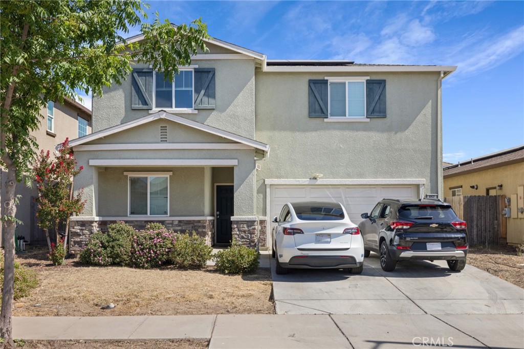 Welcome to this incredible 6 beds and 4.5 baths home in North Merced built in 2019! Situated in a prime location near UC Merced, Merced College, Mercy Medical Center and Yosemite Crossing Shopping Center, this turnkey house offers not only a comfortable and convenient living space but also great potential for short or long term rental profitability. With 6 bedrooms and 4.5 bathrooms (3 master bedrooms with private full baths), this property is perfect for accommodating individuals, large groups or a growing family. As you step inside, you'll be greeted by a beautifully furnished interior that exudes warmth and style. The open concept design creates a seamless flow between the living, dining, and kitchen areas, making it ideal for entertaining guests or hosting memorable gatherings. The kitchen is a chef's dream, boasting modern appliances, ample counter space, and a breakfast bar. Whether you're preparing a quick meal or indulging in a culinary adventure, this well-appointed kitchen has everything you need. Adjacent to the kitchen, the dining area offers plenty of seating for family meals or dinner parties. Each of the six bedrooms is thoughtfully designed to provide a comfortable retreat for guests or family members. With a harmonious blend of style and functionality, the bedrooms feature cozy beds, storage space, and tasteful décor. Low maintenance backyard provides a tranquil space for outdoor activities or relaxation. Whether you're looking for an investment opportunity ensuring a steady stream of income, building equity, or a comfortable home for a large family, this property is a must-see!!!