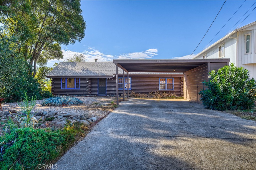 Welcome to the sought-after Kelseyville Riviera Community! This charming log cabin-style 2 bed, 1 bath home offers warm rustic character. Features include a newer roof, section 1 pest clearance, carport, and storage shed. The low-maintenance yard is perfect for easy living or a rental setup. Conveniently located near shopping, dining, and local amenities — including a grocery store, coffee shop, pizza parlor, and restaurants with beautiful lake and mountain views . Ideal as a starter home or investment property. Don’t miss this affordable gem in one of Lake County’s favorite neighborhoods!
