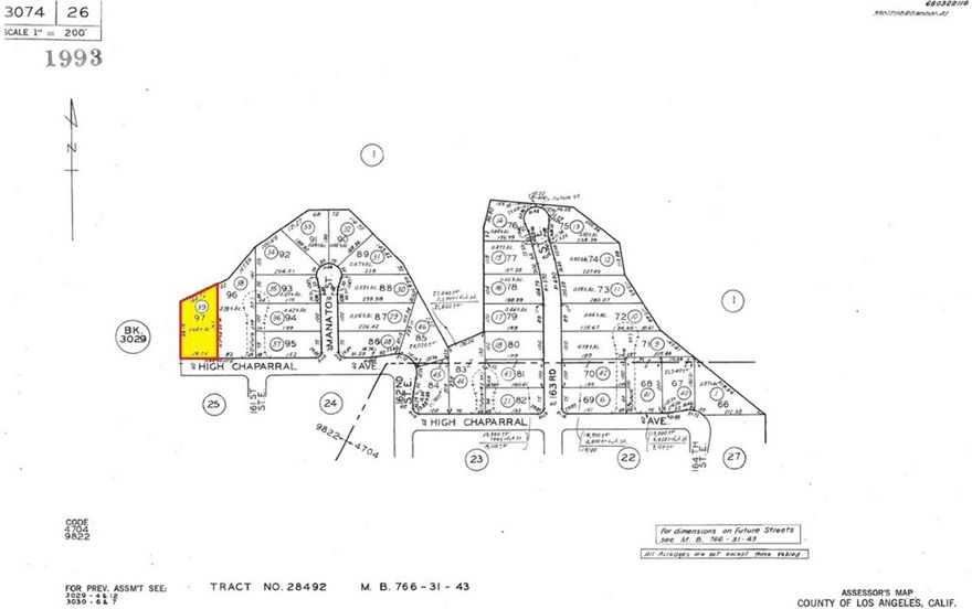 APN: 3074-026-039 Coordinates: 34.602056, -117.844278 0.68 acres for sale in LA County. This lot is located on High Chaparral Ave in the Lake LA area. Excellent location near other homes in a nice neighborhood. Build your home on this lot zoned for residential use, per county records.