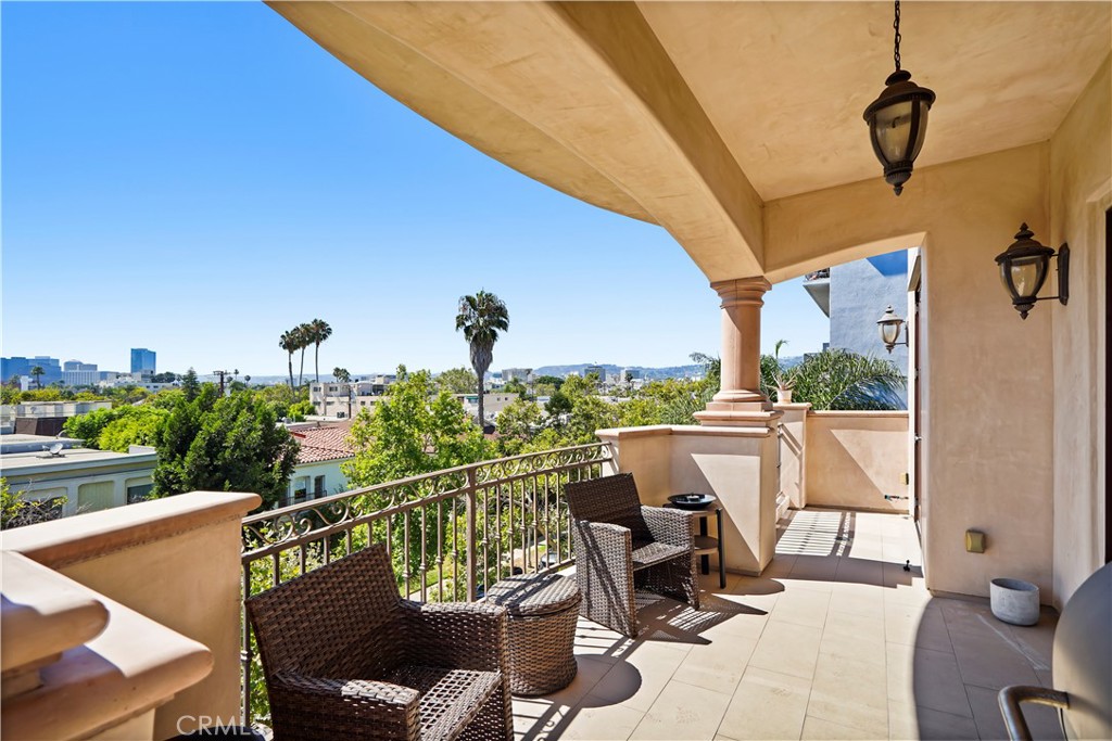 Check out this stunning Penthouse at 462 S Maple Dr. Experience unparalleled privacy and sophistication in this full-floor penthouse, occupying the entire 4th level of an exclusive 4-unit building. Offering approx. 3,202 sq. ft. of refined living space, this 4-bedroom, 4.5-bath home combines contemporary Mediterranean elegance with exceptional design. A private elevator opens directly into the residence, revealing sun-filled interiors with skylights, French doors, and sweeping city-light views of Los Angeles and Beverly Hills. The gourmet kitchen features Wolf appliances, Sub-Zero refrigeration, a wine cooler, and two dishwashers—perfect for both grand entertaining and intimate gatherings. The open-concept great room, dining, and breakfast areas flow seamlessly, while the luxurious primary suite offers a fireplace, dual walk-in closets, and a spa-inspired bath with steam shower, soaking tub, and dual sinks. Additional highlights include marble and hardwood floors, built-ins, two fireplaces, and three side-by-side parking spaces in a secure garage. Built in 2015, this boutique building offers controlled access, automatic gates, and a serene atmosphere in the prestigious Southwest Doheny area—close to world-class shopping, dining, and cultural attractions. Located in the Beverly Hills Unified School District, near top-rated Beverly Vista Elementary and Beverly Hills High.