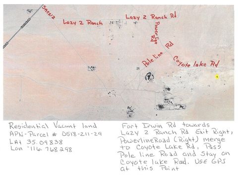 Photo of 29 Coyote lake Road, Barstow, CA 92311 (MLS # HD23025034)