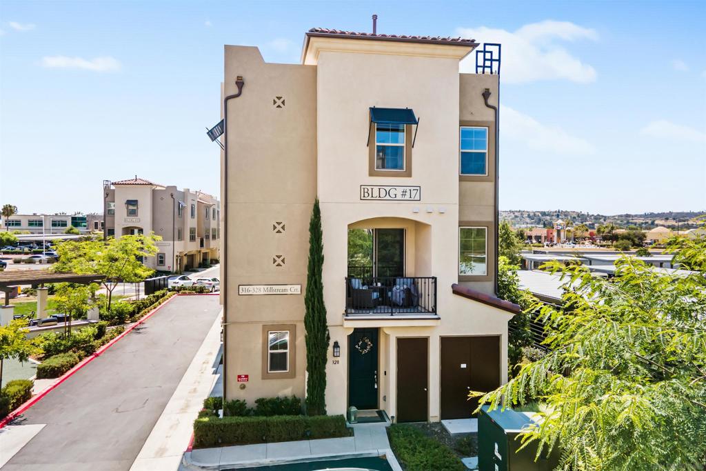 Experience the perfect blend of privacy, convenience, and style in this luxurious townhome-style condo at Riverview. Designed with modern living in mind, the open-concept second floor features a gourmet kitchen with quartz countertops, upgraded finishes, and a spacious dining and great room that flows seamlessly to a private deck—ideal for indoor-outdoor entertaining. Upstairs, all three bedrooms are thoughtfully located on the third floor. Every detail has been elevated with designer upgrades, including luxury vinyl plank, tile, and plush carpet flooring throughout.The laundry room includes a washer & dryer for added convenience and ease. Enjoy easy parking with your attached 2 car garage with direct access into your home. At 328 Millstream Court, comfort meets sophistication at every turn. Serene views of the surrounding hillsides enhance your time on your private deck. Beyond your front door, Riverview offers a charming village lifestyle with amenities that enrich daily living. Leave your car in the garage and enjoy the community’s walkable, urban location or take advantage of the resort-style offerings, including a pool and spa, playground, tot lot, picnic areas, outdoor cooking spaces, walking trails, and secure pet-friendly features.