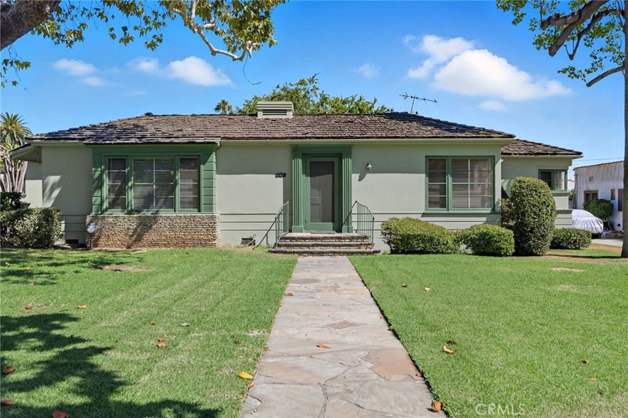 First time on the market in 75 years. This north Alhambra duplex is spacious with 2,713 square feet of residences. The property is a double lot with 88 feet of frontage and 180 feet of depth. A rare 15,787 square foot lot. The units were most recently used as single residence and his office. The property feels open with mature trees. The house feels vintage with 1930’s era tile and hardwood floors. Hidalgo is a tree lined street just blocks from San Marino. Each unit has two bedrooms, one bathroom, kitchen, living room, dining room, hallway and washroom. There is a detached two car garage. Alhambra is surrounded by San Marino, South Pasadena, Los Angeles, Monterey Park and San Gabriel. Alhambra is about 9 miles from downtown LA and 4 1/2 miles from Pasadena. Alhambra has award winning schools. Just five blocks away is Main Street with its many restaurants, shopping and public transportation.