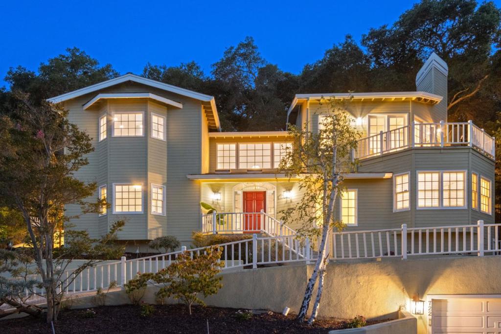 Experience luxurious living in this stunning 3BD/2.5BA + Office in one of the best locations in desirable Emerald Hills. Custom-built in 1993 with close to 3000 sq. ft. this gem sits on a 15,430 sq. ft. lot featuring unobstructed gorgeous BAY VIEWS and a usable backyard with turf, trees, garden space, and a newer deck which is an exceptional combination of views & outdoor living. Step inside to an elegant entry w/ vaulted ceilings & dual staircase leading to the formal living room w private deck & views. The open floor plan is filled with natural light, a spacious den/office, formal dining area, separate family room, and a chefs kitchen w/ Sub-Zero refrigerator, Stainless Steel appliances, stone countertops & center island w/ bar seating. The kitchen & family room open to the a beautifully landscaped backyard to enjoy a private outdoor retreat. All 3 bedrooms are located on the first level, including a luxurious primary suite w/ a spa-like bath, sunken tub, oversized shower, dual vanities & walk-in closet. Features an updated guest bath, separate laundry rm, hardwood floors, central heat/AC, newer side deck, attached 2 car oversized garage w/ parquet checkered floor & large paver 4-6 car driveway. Minutes to parks, HWY 280, vibrant downtown RWC & top-rated Roy Cloud School.