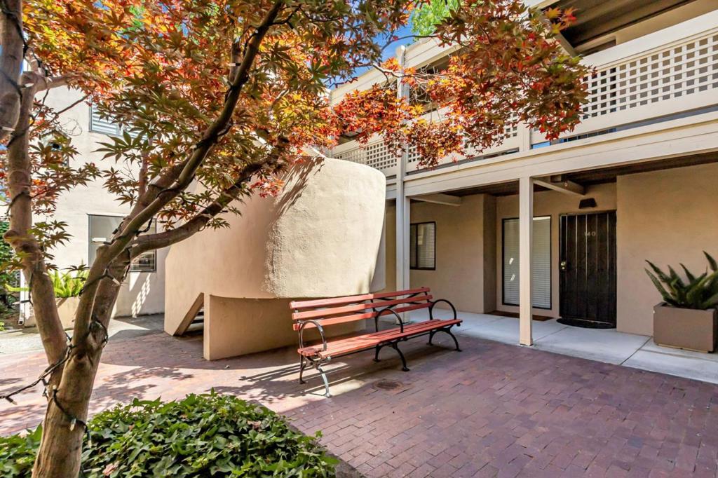 Welcome home to this lovely Los Gatos Commons completely renovated ground level 2 bedroom 1bath unit with charming patio & yard! Ease of living captured in 768 sq. ft. located in a Secure 55+ community & offering resort style living! Community Amenities & Activities include: Club House for meetings & events, weekly socializing, shuffleboard, ping pong, pool table, library, heated pool and a hot tub all set the lush community grounds. The HOA fee covers community insurance, water, garbage, Xfinity and internet, landscaping, roof, elevator, pool and spa maintenance. World Class Restaurants, Cafes, Bars, Boutique Shopping, Restaurants, and Local Area wineries, as well as concerts, galleries, & fantastic Town supported events. Secured covered Parking Space with Extra Storage. Easy Access to all major Highways 17, 85, 87, 101, 280 & 880. This community welcomes you. Now is the time to Settle into this Los Gatos Delight!...Thrive & Relax here!